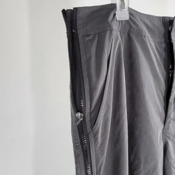 Free People Movement Nova Trousers Size L Gray Wide Leg Zip Side NWT - Picture 3 of 8